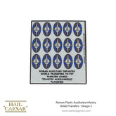 Roman plastic Auxiliaries Infantry shield transfers 2